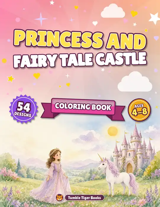 Princess Castle Coloring Pages