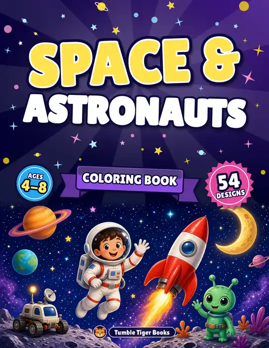 Space Coloring Pages