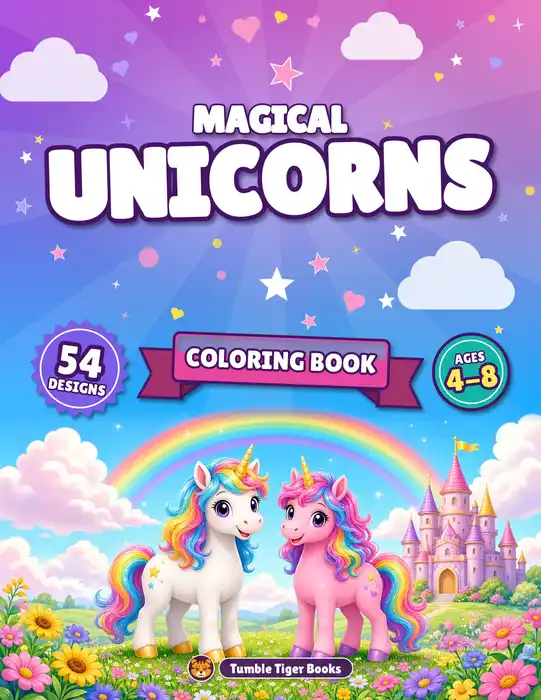 Unicorn Coloring Pages